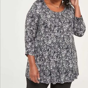 🆕 Penningtons 6X Leopard Top Black and Grey